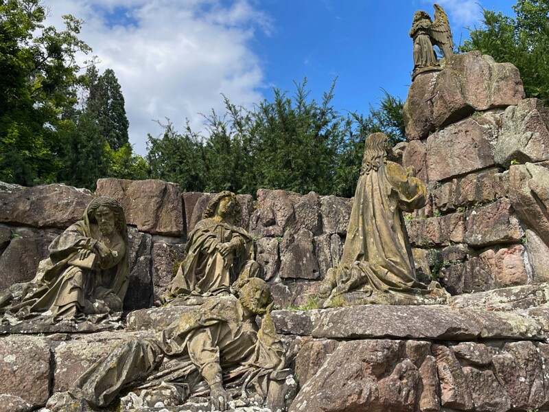 Monument to Jesus in the Garden of Gethsemane